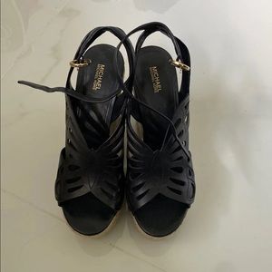 Sz 9 Michael Kors Butterfly Leather